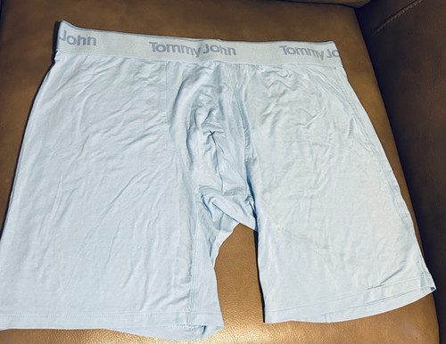 Brandneu Herren Tommy John Luxe Modal Boxershorts Größe XL 1 Paar Hellblau