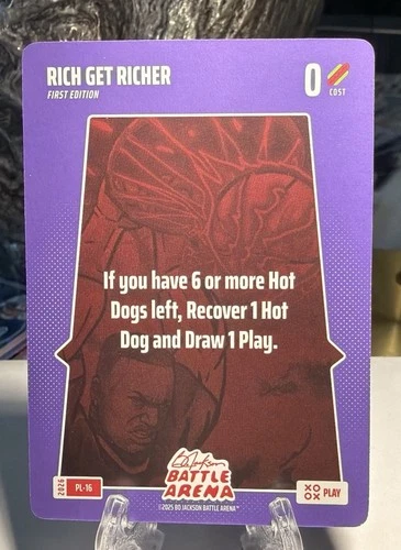 Bo Jackson Battle Arena 2026 Play #16 Get Rich Quicker PL-16 SSP 1st Edition