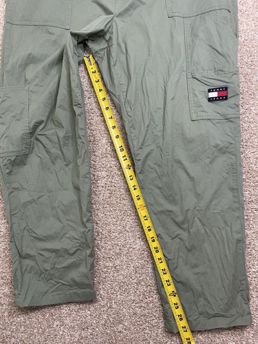 Tommy Hilfiger Cargohose Damen 18 grün Utility Taschen gerades Bein Outdoor - Bild 6 von 12