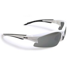 New Epoch Eyewear 1 Classic Sporty White Frame With Smoke Lens Sunglasses
