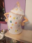 Sugar Bowl with Lid Ceramic Multicolor Small Modern Solid Easy to Fill Decor
