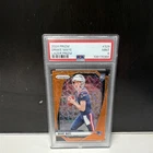 Panini 2024 Prizm Rookies Drake Maye #329 Lazer Prizm RC PSA 9 Patriots