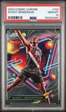 2023 TOPPS COSMIC CHROME #153 SCOOT HENDERSON ROOKIE RC PSA 10