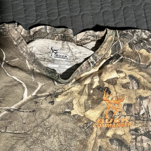 Buck Commander Realtree Xtra T Shirt Camo Hunting Size Medium Essential AOP - Picture 4 of 6