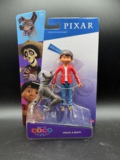 Coco 2021 Posable Action Figure Set w/ 5.5" Miguel  3.5" Dante Mattel Disney