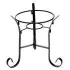 Metal Gazing Ball Stand for 10 or 12 inch Metal and For 10-12 inch(9inch tall)