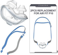 Nose Pillow with Headgear for P10 - Nasal Pillow Medium with Headgear Replacemen