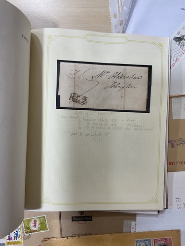 GB Portogebühren + Zuschläge + Postgeschichte im Album F160 - Bild 18 von 24