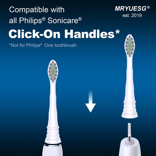 Replacement Toothbrush Heads Compatible with Philips Sonicare Replacement Hea... - 第 2/7 張圖片