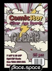25 X SILVER AGE SIZE COMIC CLEAR BACKING BOARD - RIGID, CRYSTAL CLEAR