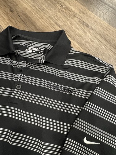 Polo uomo Nike Golf Dri Fit manica corta taglia XL a righe tour performance - Foto 5 di 7