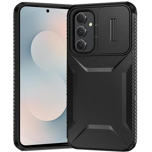 Für Samsung S25 FE Hülle Robust Seitengriff Schiebelinse Cover + Hartglas - Bild 1 von 24