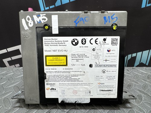OEM 2018-2020 BMW M5 F90 AM-FM-CD NAVIGATION HEAD UNIT 2 DIN NBT EVO HU - Foto 4 di 8