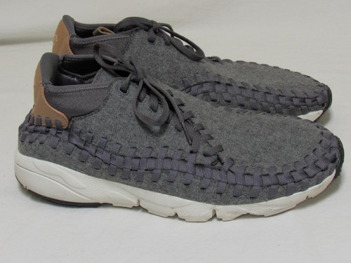 Nike Air Footscape Woven Chukka SE Dark Grey Sail 857874-002 Sneakers Size 11.5 - Picture 1 of 9