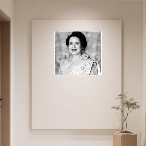 Decorative painting core Bangkok Framed Wall Art,Black & White P-oster Decor - Picture 6 of 16