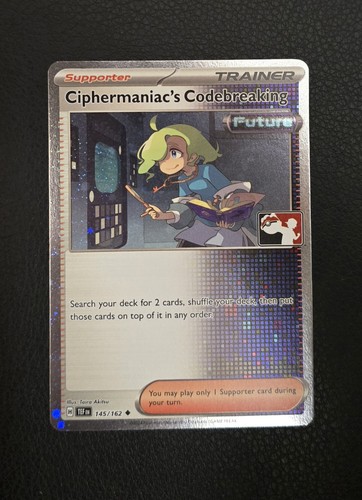 Ciphermaniac's Codebreaking 145/162 Prize Pack Series Cards Holo - Picture 1 of 1