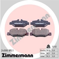 Zimmermann Bremsbelagsatz Scheibenbremse 24008.185.1 FüR Mercedes Vito Viano Bus