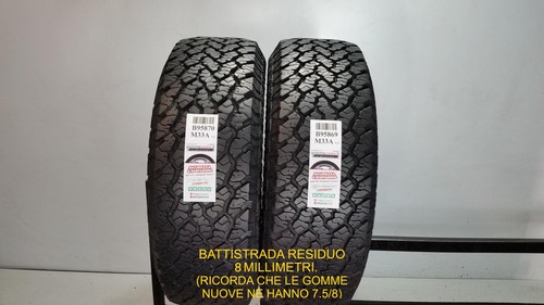 GOMME USATE 4 STAGIONI 265/70R17 115S GENERAL GRABBER AT 2 M+S PNEUMATI B95870