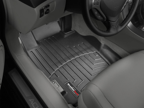 WeatherTech FloorLiner for 2004-2008 Acura TL - 1st Row, Black - Picture 2 of 9