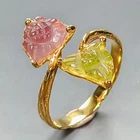 Popular gems Natural Tourmaline Ring 925 Sterling Silver Size 8 /R450121