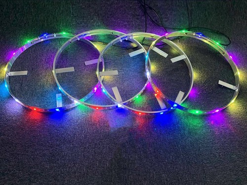 Single Double Triple Quad Row Dream Color Chasing Flowing 15.5"/17.5" Wheel Rim - Bild 13 von 174