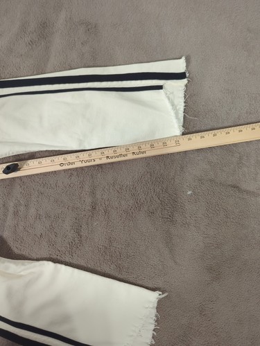 MOTHER Jeans Insider Crop Step Fray Whipping the Racer Womens Size 27 - Picture 13 of 14