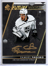 2024-25 UD SP Authentic Samuel Fagemo Future Watch Update Black Auto Gold SSP !!