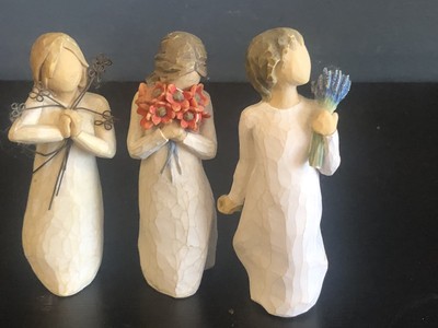Willow Tree Figuren. Lavender Grace, Freundschaft & umgeben. 