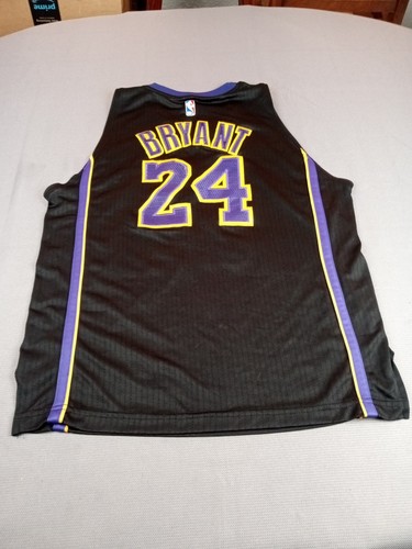 Los Angeles Lakers Adidas Hollywood Night Kobe Bryant #24 Jersey Youth 2XL Mamba - Picture 13 of 15