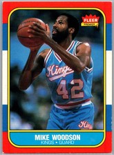 1986-87 Fleer #129 Mike Woodson Sacramento Kings