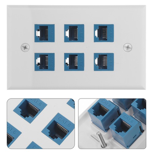 Netzwerkpanel Büro Ethernet-Steckdose Bürowand-Ethernet-Steckdose - Afbeelding 2 van 12