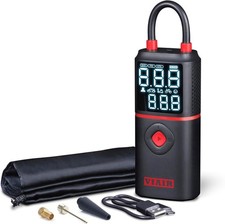 Rechargeable Tire Inflator Portable Air Compressor with LED Light, Electric Air