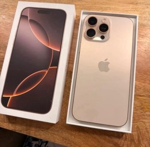 Apple iPhone 16 Pro Max - 256 GB - Desert Titanium (Unlocked)