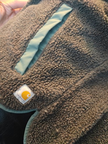 Carhartt Sherpa gefütterte Arbeitsweste Washed Duck Small Petite - Bild 5 von 7