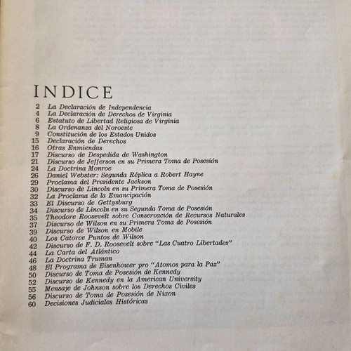 Documentos basicos de la historia de los Estados Unidos de América - Picture 2 of 4