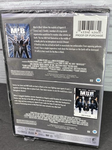 NEW--Men in Black / Men in Black II (DVD, 2 FILM) Tommy Lee Jones Will Smith - Picture 2 of 2
