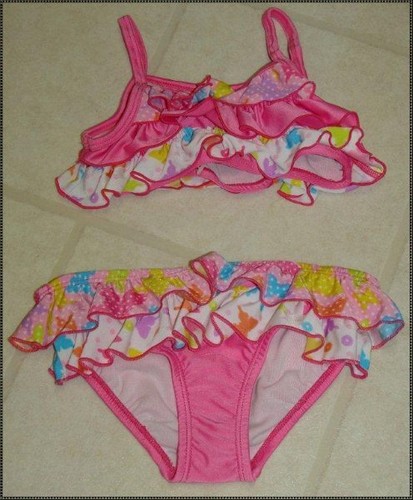 Infant & Toddler Girls Swimsuit: 12M-18M-2T-3T-4T - Picture 6 of 19