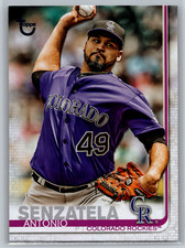 Antonio Senzatela 2019 Topps Series 1 Vintage Stock /99 #181 Colorado Rockies