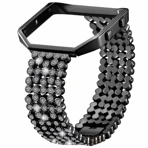 Bling Strass Edelstahl Uhr Armband Armband Abdeckung für Fitbit Blaze - Bild 10 von 22