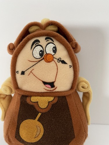 Vintage 1990's Disney Bean Bag 7 Inch Stuffed Toy Cogsworth - Picture 2 of 9