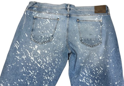Pantalones de mezclilla para hombre Hudson Blinder V2 Motociclista Moto M446DPP talla 40 elementos lavado nuevos - Imagen 6 de 10