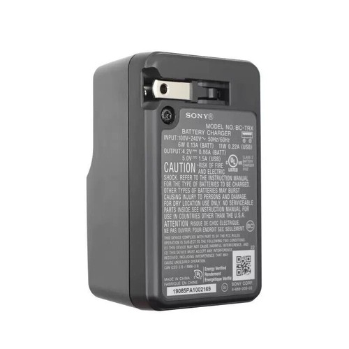 Cargador Original SONY BC-TRX para Batería NP-BX1 BG1 BN1 BD1 BT1 BK1 BR1 - Imagen 2 de 3