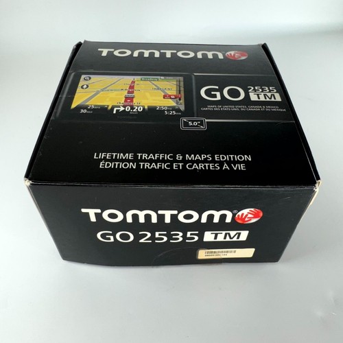 TomTom GO 2535TM 4CQ01 Vehicle GPS Navigator Black 5.0" Touchscreen Display READ - Picture 2 of 9