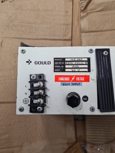 Modulo Gould M. R 243. Alimentatore 230V 5a - Foto 2 di 3