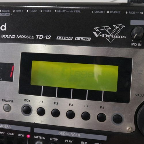 TD-12 Roland Electronic Drum sound Module There is a liquid crystal problem Used - Picture 7 of 8