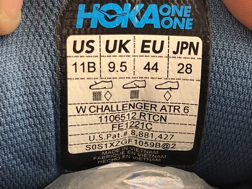 Hoka One One Challenger ATR 6 Blue Orange Running Shoes Women’s Size 11B Worn - Picture 7 of 12