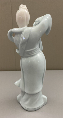 Lenwile Ardalt Giappone Cina set 2 pezzi statuine porcellana uomo donna rare metà secolo - Foto 9 di 19