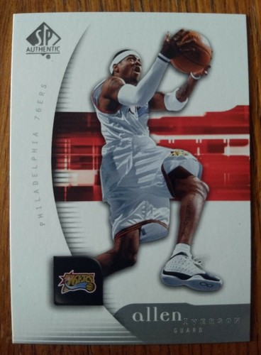 ALLEN IVERSON, 2005-06 SP AUTHENTIC #64, SIXERS - Picture 1 of 2