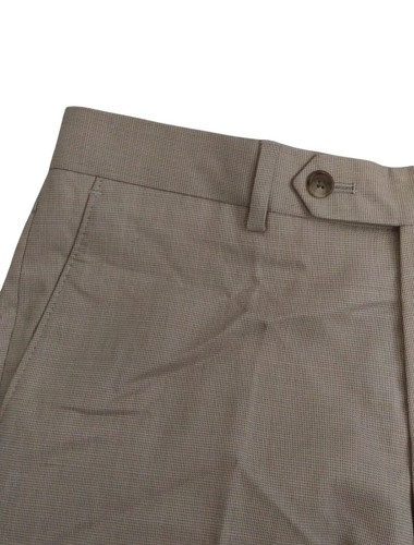 NEU Jos A Bank Tropical Executive beige Nailhead Wolle Baumwolle Anzug 36R ungesäumt - Bild 10 von 15