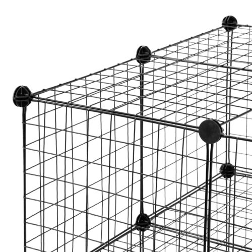 Portable Pet Playpen DIY 36 Panels Metal Wire Fence Small Animal Cage with Ramp - Picture 12 of 13